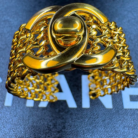 CHANEL Accessories - Chanel Turn Lock Bangle